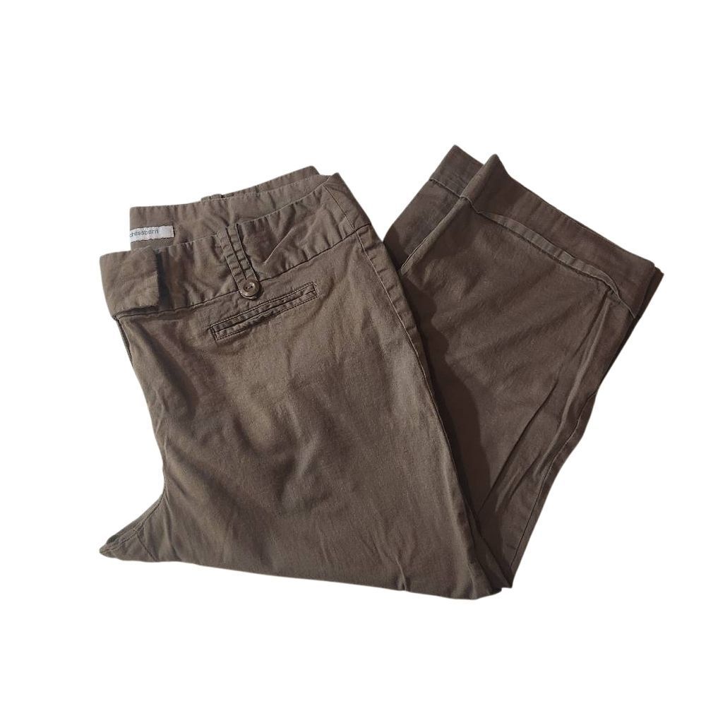 Dress Barn‎ Brown Women's Cropped Trouser Size 14